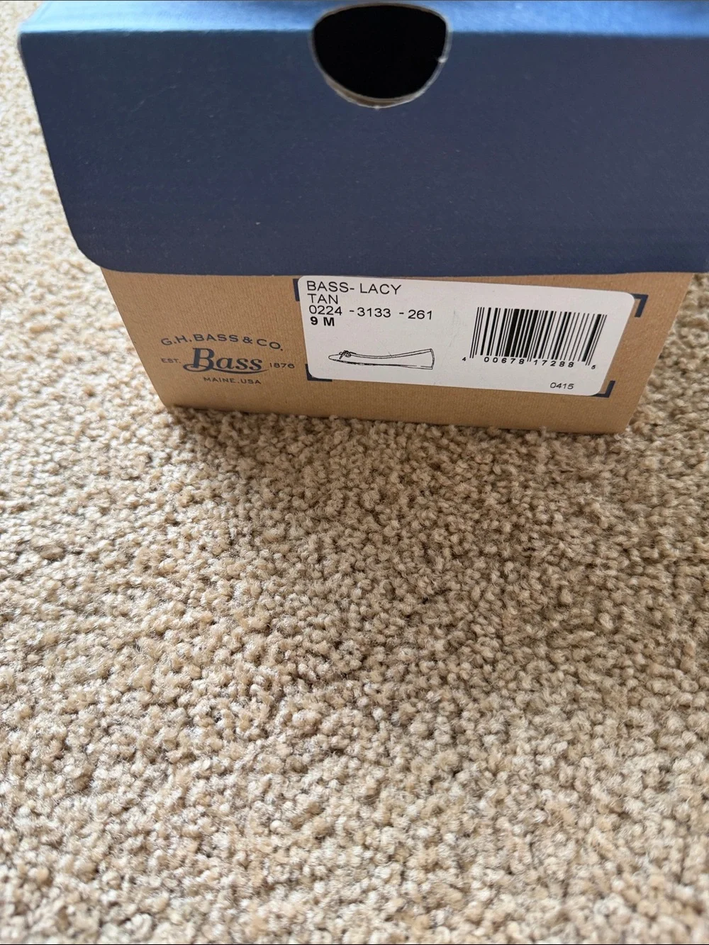 Bass Tan/BrownBow Ballet Flats - Picture 2 of 6